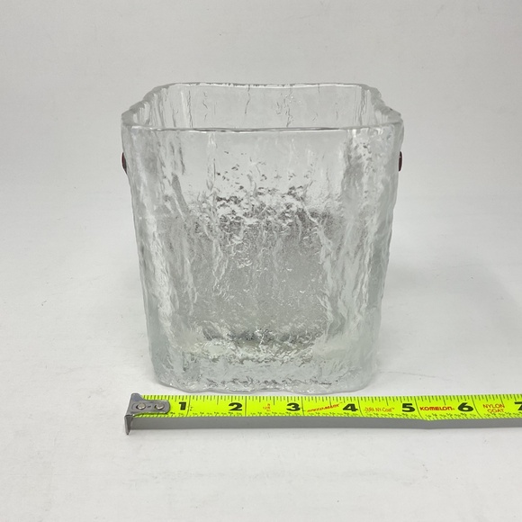 Hoya Crystal Textured Ice Glacier Ice Bucket with Insert - Picture 8 of 10